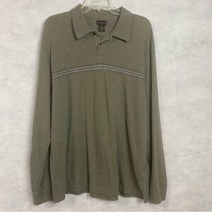 Van Heusen Men's Olive Polo Shirt